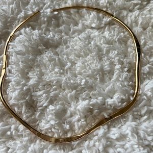 ZARA Gold Rigid Chocker Necklace